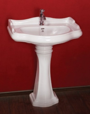 MIGLIORE BELLA 20606 раковина тюльпана, 69 см, керамика, белый