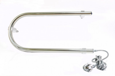 ТЕРА ПСН-01-03 П-образный электрический полотенцесушитель 500х400, хром