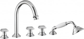 Смеситель на борт ванны Cezares Aphrodite хром (APHRODITE-BVD-01-O)