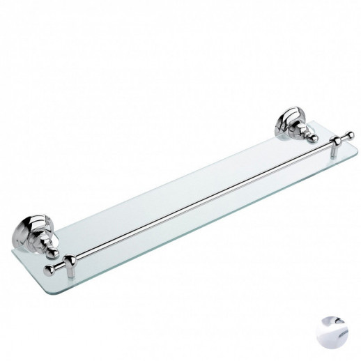 Nicolazzi Classica 1480 CR полка 60 см, хром/стекло