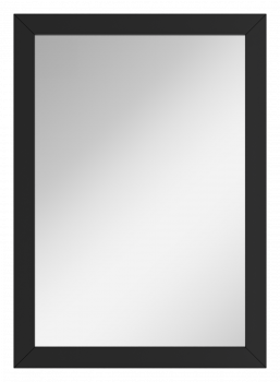 Зеркало подвесное в ванную Brevita Steffany 800x1050 прямоугольное черный (STEF-02075-02-01)