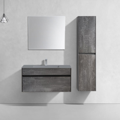Тумба под раковину Vincea Chiara 1000 подвесная 1 ящик soft-close, G.Stone VMC-2C100GS