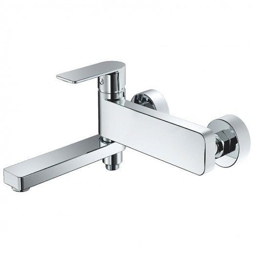 Смеситель для ванны Haiba HB60617 с душевым гарнитуром (латунь) хром