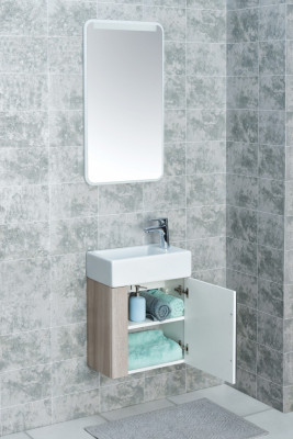 Зеркало Aquaton Вита (1A221902VT010), белый, настенное