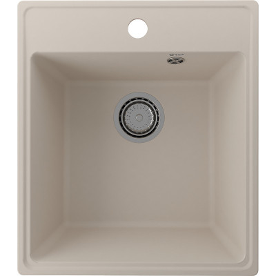 Кухонная мойка Ulgran Quartz Forte 425-01 прямоугольная 425х485х200 одна чаша жасмин