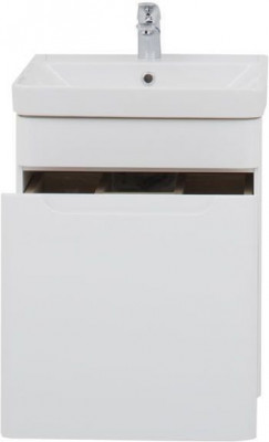 Тумба с раковиной Aquanet София 50 белый напольная/подвесная (00212585)
