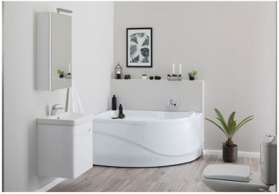 Тумба с раковиной Aquanet София 50 белый напольная/подвесная (00212585)