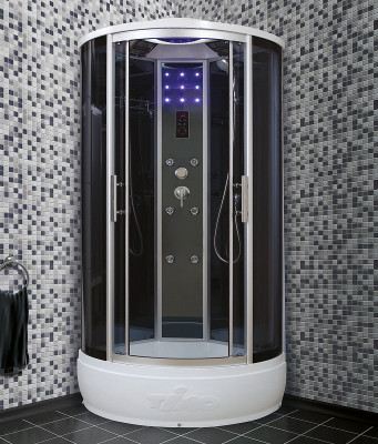 Душевая кабина Timo Standart 80x80 T-1180 с гидромассажем четверть круга
