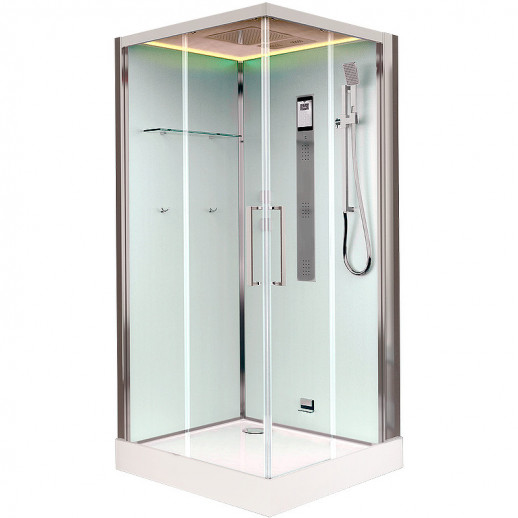Душевая кабина Timo Premium 100x100 NURAH-516 с баней с гидромассажем квадратная