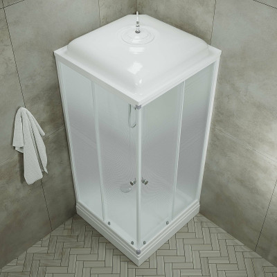 Душевая кабина Triton сатин-К 90x90 А Щ0000058486 квадратная