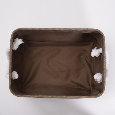 Бельевая корзина WasserKRAFT Abens WB-220-L темно-коричневая