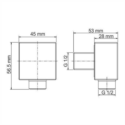 Шланговое подключение WasserKRAFT Glan A178 черное глянцевое