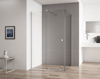 Душевой уголок Cezares STREAM-AH-1-120/90-C-Cr, 120 х 90 х 195 см, стекло прозрачное