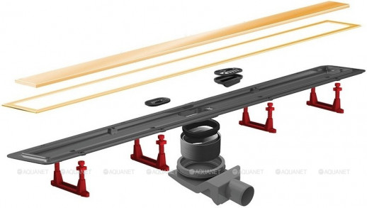 Душевой лоток Pestan Confluo Premium Gold Line 13100167, 950мм Нержавеющая сталь / ABS-пластик