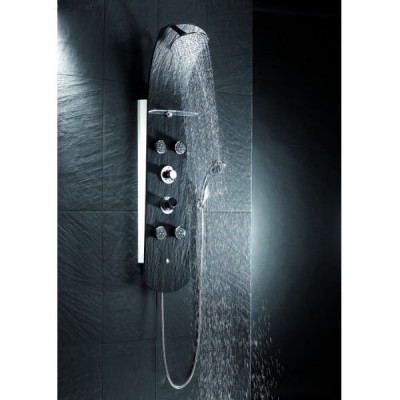 VALENTIN I-Deco Nautilus 513300 000 00 душевая панель, черная/хром