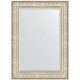 Зеркало настенное Evoform Exclusive 110х80 BY 3478 с фацетом в багетной раме Виньетка серебро 109 мм  (BY 3478)