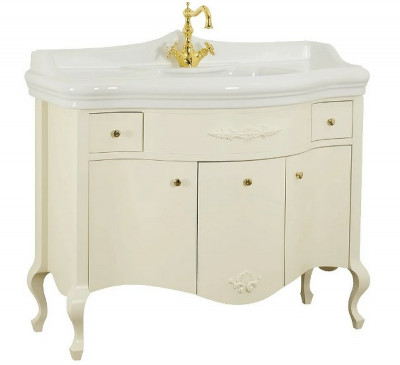 Раковина-столешница Migliore Impero 110 25725 белая прямоугольная