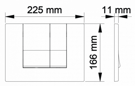Инсталляция BERGES для скрытого монтажа унитаза NOVUM кнопка S5 Soft Touch, черная