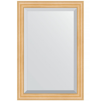 Зеркало настенное Evoform Exclusive 91х61 BY 1173 с фацетом в багетной раме Сосна 62 мм