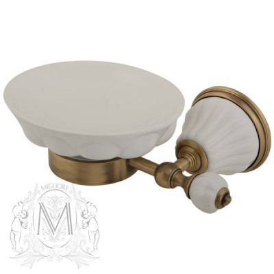 MIGLIORE Olivia 17415 мыльница настенная, бронза