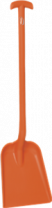 Лопата монолитная, 327 x 271 x 50 мм., 1035 мм, оранжевый цвет