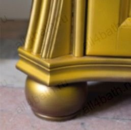 Аллигатор-мебель Classic 90Е (цвет золото) комплект мебели для ванной из массива дерева