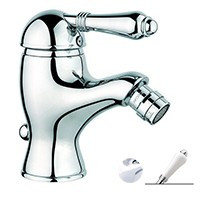 Nicolazzi Classica 3403 CR 76 смеситель для биде с д/к, хром/ручка P.Mont Blanc