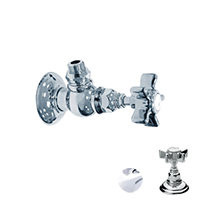 Nicolazzi Classica 1447 CR 18 запорный вентиль для стиральной машины, хром/ручка Dames Anglaises