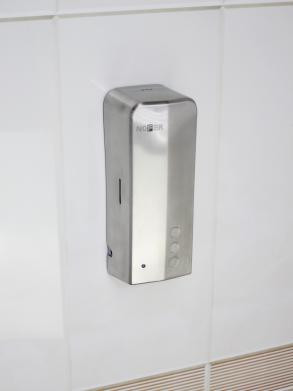 Автоматический диспенсер для мыла или мыла-пены глянцевый Nofer  03039.B