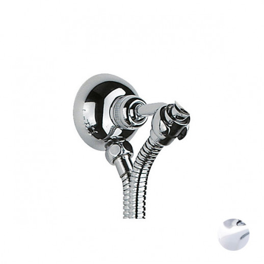 Nicolazzi C7124 CR держатель + выход воды для душевой лейки, хром