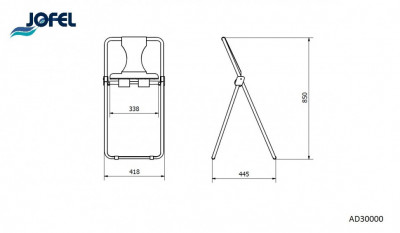 Диспенсер для рулонных бумажных полотенец Jofel CLASICA AD30000