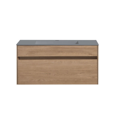 Тумба под раковину Vincea Chiara 1000 подвесная 1 ящик soft-close, N.Oak VMC-2C100NO