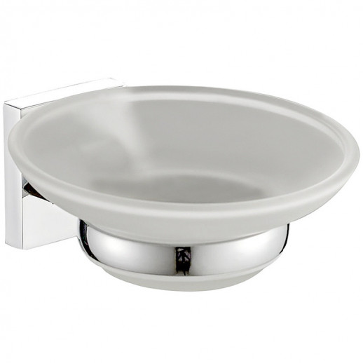 Мыльница Haiba HB8602 настенная (металл стекло) хром