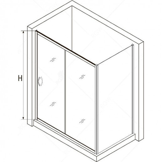 Душевой уголок RGW Passage PA-76 180х120 35087682-11 прозрачный профиль хром прямоугольный