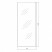Шторка на ванну 60x140 Maretti Project Black PB41F6014099, черный профиль