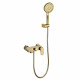 Смеситель для ванны Boheme Spectre 453-G с душем, Gold (золото глянцевый)  (453-G)