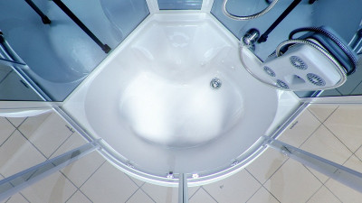 Душевая кабина Timo Standart 100x100 T-1100 с гидромассажем четверть круга