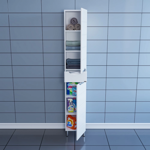 Шкаф-пенал СаНта Родос-30, белый