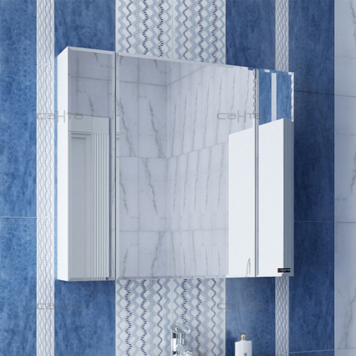 Зеркальный шкаф СаНта "Стандарт-80" Трельяж