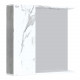 Зеркальный шкафчик Onika Марбл 75 мрамор/камень бетонный, универсальный (207524)  (207524)