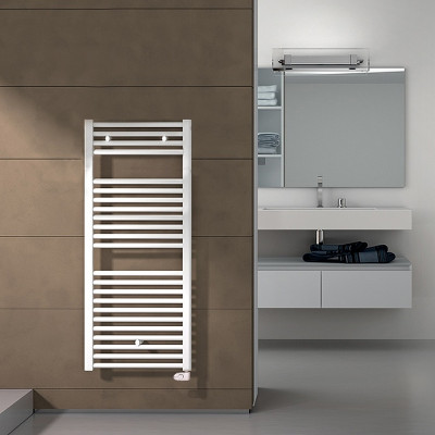 Полотенцесушитель электрический Irsap Ares 580x1118 EIM058K01IR01NNN белый лесенка