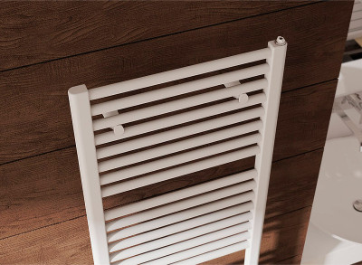 Полотенцесушитель электрический Irsap Ares 580x1118 EIM058K01IR01NNN белый лесенка