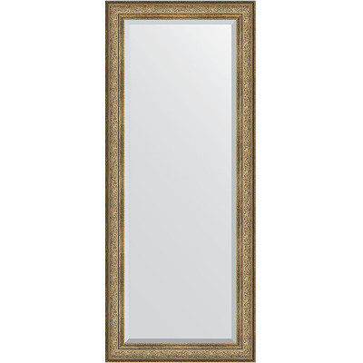 Зеркало напольное Evoform Exclusive Floor 205х85 BY 6135 с фацетом в багетной раме Виньетка античная бронза 109 мм