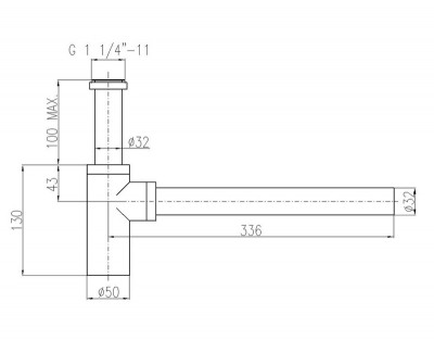 Сифон Rav Slezak MD0232CMAT
