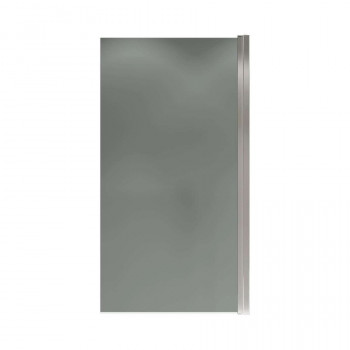 Шторка на ванну распашная Terminus Ното 150х70 тонированная, хром