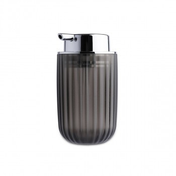 Дозатор для жидкого мыла Primanova пластик 7,5 x 13,5 см POLAR, прозрачно-дымчатый D-20650