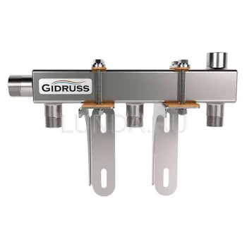 Распределительный коллектор DMSS без гидрострелки, с креплениями, Gidruss (1G 00325 17)