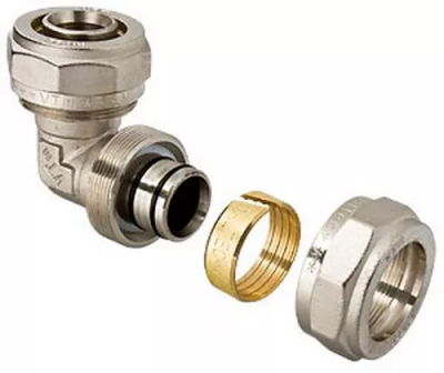 Угольник обжимной для М/П труб 26 VALTEC (VTm.351.N.002626)