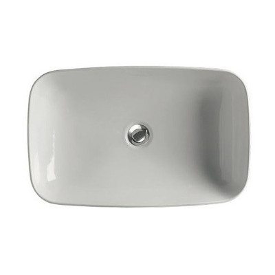 Раковина накладная Kerasan Tribeca 60 514301 белая прямоугольная