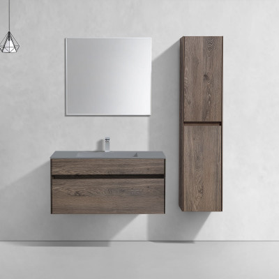 Тумба под раковину Vincea Chiara 1000 подвесная 1 ящик soft-close, R.Oak VMC-2C100RO